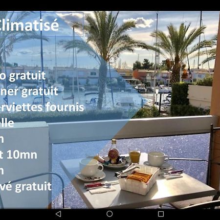 Cap Capistol Studio Le Cap D'Agde Vue Port Exterior foto
