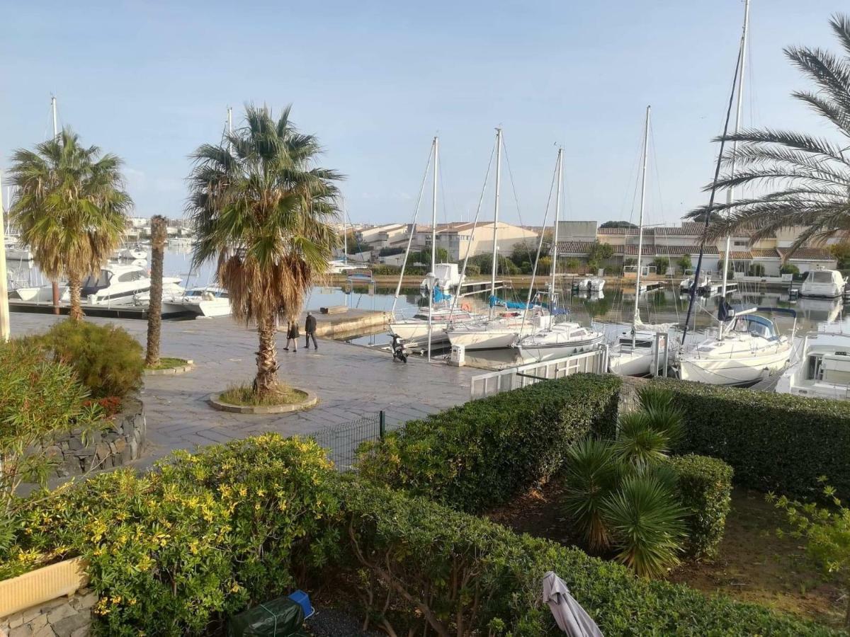 Cap Capistol Studio Le Cap D'Agde Vue Port Exterior foto