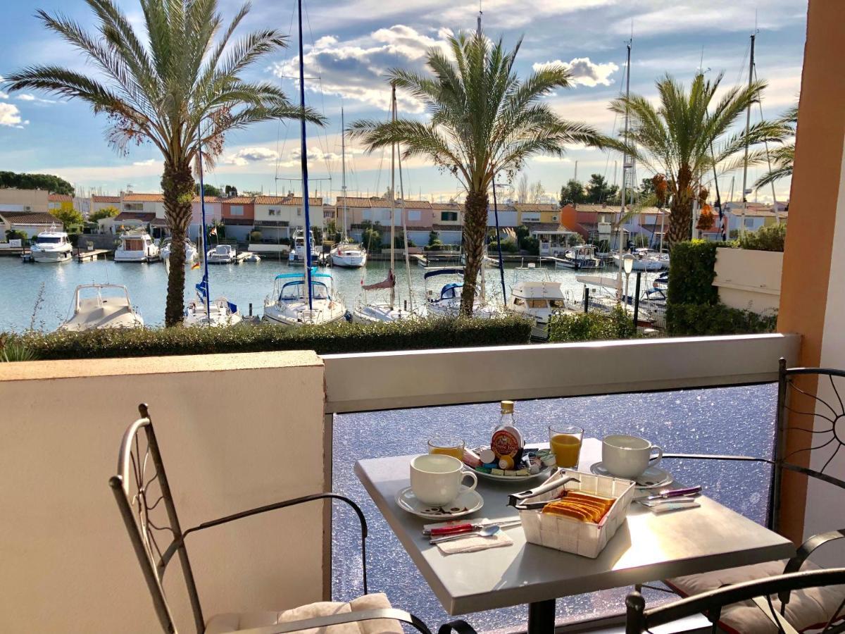 Cap Capistol Studio Le Cap D'Agde Vue Port Exterior foto
